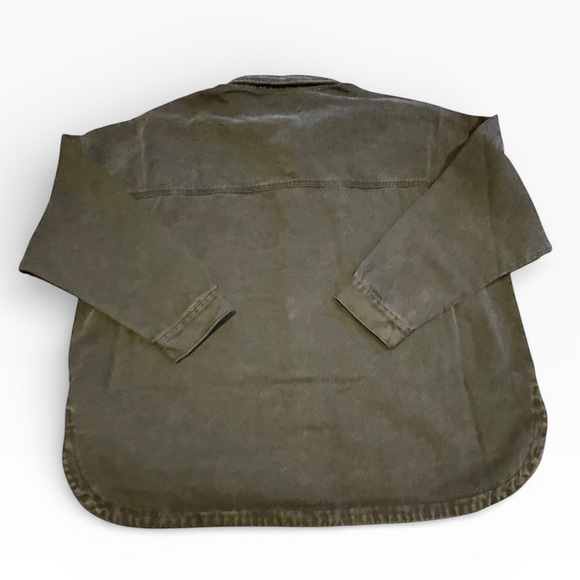 Hudson Ladies' Denim Shirt Jacket Women's Black OVERSIZE DENIM JACKET Size XXL - Picture 6 of 12